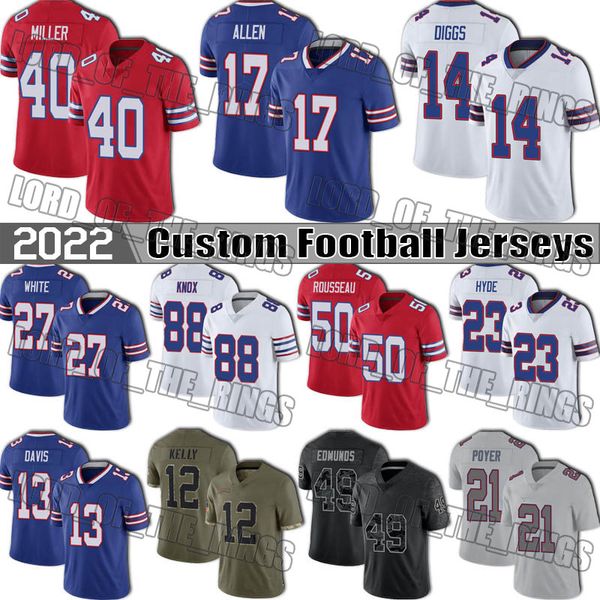 17 josh allen 40 von miller football jerseys stefon diggs tredavious white jersey buffalo bills jim kelly dawson knox devin singletary davis, Black;red
17 josh allen 40 von miller football jerseys stefon diggs tredavious white jersey buffalo bills jim kelly dawson knox devin singletary davis, Black;red