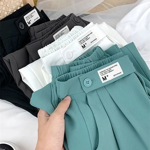 women's pants capris jmprs casual women ankle-length autumn stretch high waist harem fashion solid letter loose female thin pant 220929, Black;white
women's pants capris jmprs casual women ankle-length autumn stretch high waist harem fashion solid letter loose female thin pant 220929, Black;white