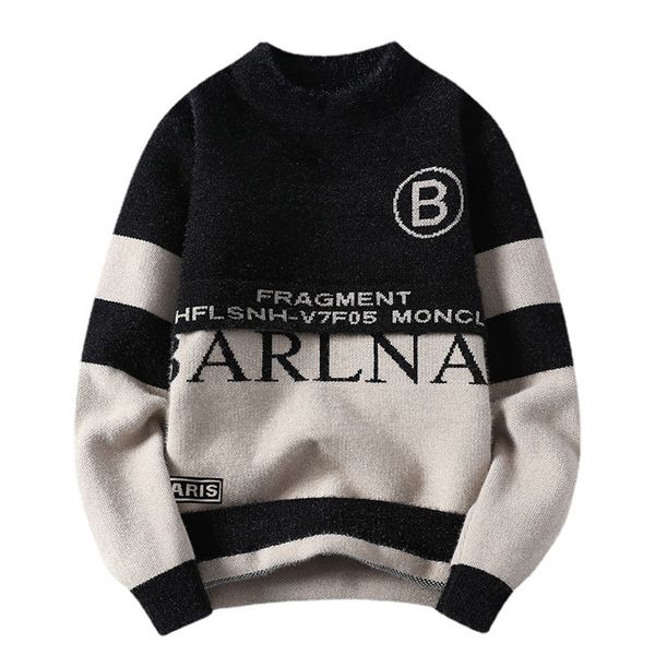 men's sweaters fashion fall men's design sweater simple alphabet patterned trend comfortable casual versatile knitted breathable, White;black
men's sweaters fashion fall men's design sweater simple alphabet patterned trend comfortable casual versatile knitted breathable, White;black