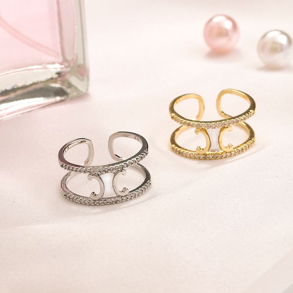 selling designer branded rings double open ring fashion gold plated accessories luxury brands 925 silver jewelry women's valentine', Slivery;golden
selling designer branded rings double open ring fashion gold plated accessories luxury brands 925 silver jewelry women's valentine', Slivery;golden