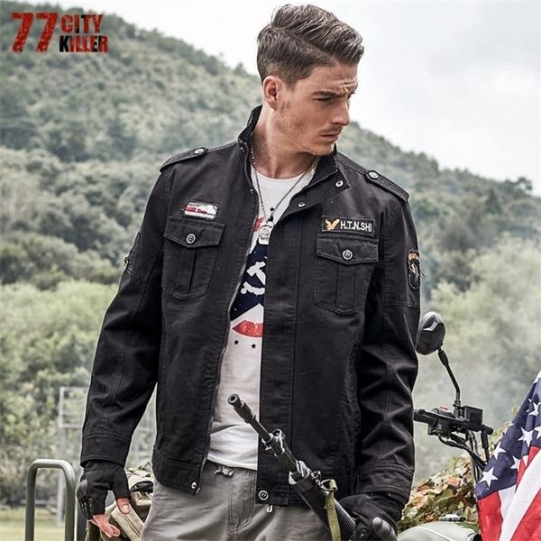 mens jackets 77city killer bomber jacket men military cotton air force flight jackets and coats tactical multipocket slim fit mens jackets 2, Black;brown
mens jackets 77city killer bomber jacket men military cotton air force flight jackets and coats tactical multipocket slim fit mens jackets 2, Black;brown