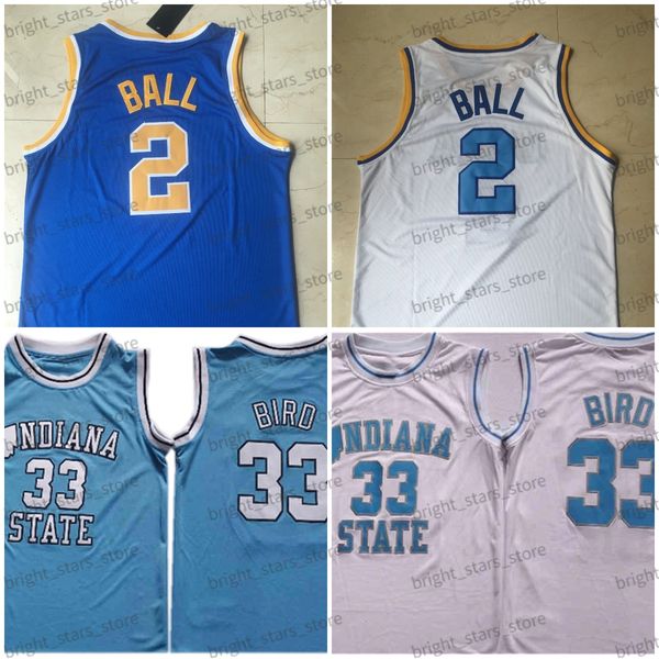 ncaa basketball jersey ucla bruins 2 lonzo ball blue indiana state sycamores 33 larry bird white college high school mens jerseys, Black
ncaa basketball jersey ucla bruins 2 lonzo ball blue indiana state sycamores 33 larry bird white college high school mens jerseys, Black