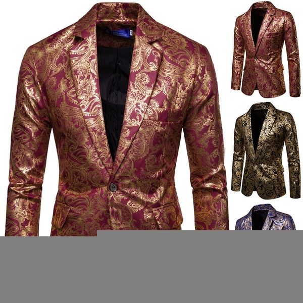 men's suits blazers casual blazer jacket party high-end fashion luxury golden floral business 220928, White;black
men's suits blazers casual blazer jacket party high-end fashion luxury golden floral business 220928, White;black