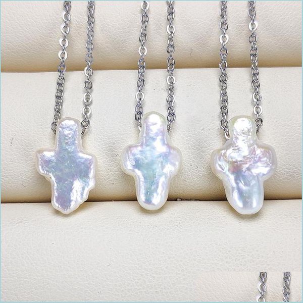 pendant necklaces summer style baroque pearl pendant for women sier necklace white cross wedding gift wholesale drop delivery 2021 je dhfvi, Silver
pendant necklaces summer style baroque pearl pendant for women sier necklace white cross wedding gift wholesale drop delivery 2021 je dhfvi, Silver