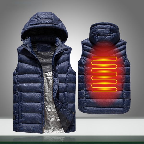 new men heated vests winter warm heating hooded waistcoat temperature thicken male casual sleeveless vest coats outerwear, Black;white
new men heated vests winter warm heating hooded waistcoat temperature thicken male casual sleeveless vest coats outerwear, Black;white