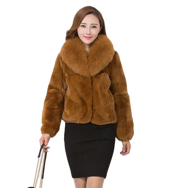 women plus size winter coats imitation fox fur lapel collar plush casual fashion leisure street souterwear three color long sleeves short ja, Black
women plus size winter coats imitation fox fur lapel collar plush casual fashion leisure street souterwear three color long sleeves short ja, Black