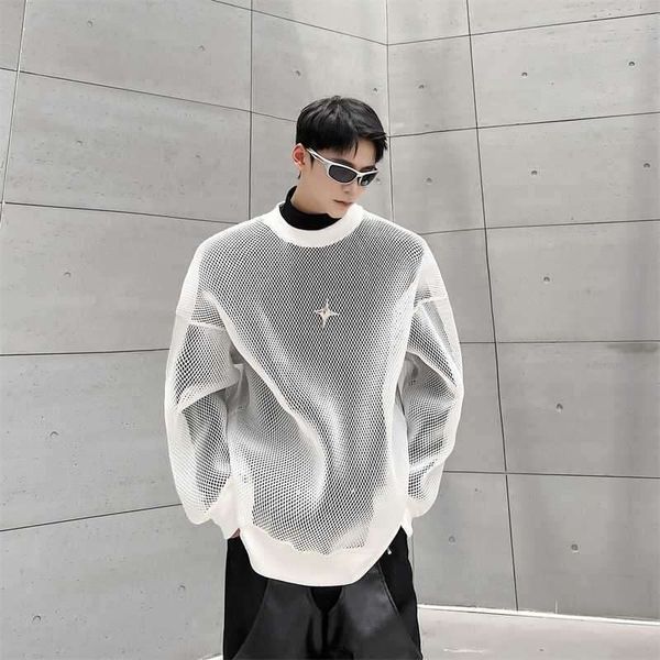 mens hoodie designer sweater space material hollow mesh sweatshirt man with y2k long sleeve round neck tshirt hip hop women pullover coat, Black
mens hoodie designer sweater space material hollow mesh sweatshirt man with y2k long sleeve round neck tshirt hip hop women pullover coat, Black
