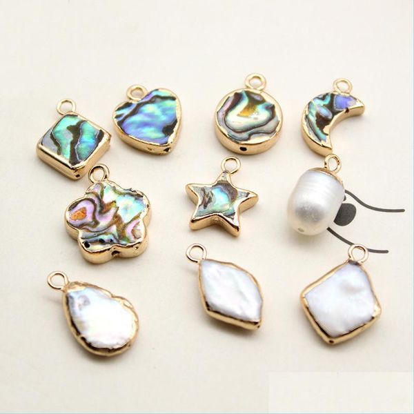 pearl 100% natural freshwater pearl 10 styles baroque gild abalone pendant for women diy jewelry christmas gifts 10pcs/lot drop deliv dhtec, White
pearl 100% natural freshwater pearl 10 styles baroque gild abalone pendant for women diy jewelry christmas gifts 10pcs/lot drop deliv dhtec, White