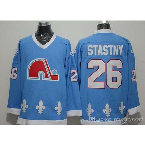 hockey jerseys mens 19 joe sakic jersey quebec nordiques 13 mats sundin 21 forsberg 26 peter stastny stitched retro ice, Black
hockey jerseys mens 19 joe sakic jersey quebec nordiques 13 mats sundin 21 forsberg 26 peter stastny stitched retro ice, Black