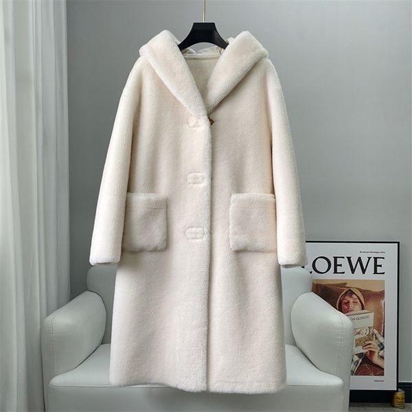 womens fur faux pudi women genuine wool long coat winter warm soft hooded jacket ct237 220929, Black
womens fur faux pudi women genuine wool long coat winter warm soft hooded jacket ct237 220929, Black