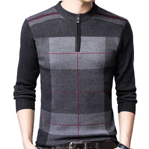 men's sweaters 2021 zipper thick warm winter striped knitted pull sweater men wear jersey mens pullover knit mens sweaters male fashion, White;black
men's sweaters 2021 zipper thick warm winter striped knitted pull sweater men wear jersey mens pullover knit mens sweaters male fashion, White;black