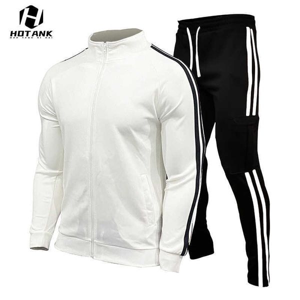 men's tracksuits mens casual sportswear new spring autumn stripe tracksuit jogging sets jacketpant sweatsuit men fashion cardigan sets, Gray
men's tracksuits mens casual sportswear new spring autumn stripe tracksuit jogging sets jacketpant sweatsuit men fashion cardigan sets, Gray