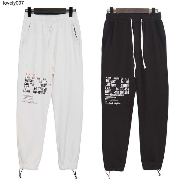 dsigner men's pants amirs autumn winter new poster letter drawstring casual men's women's pants, Black
dsigner men's pants amirs autumn winter new poster letter drawstring casual men's women's pants, Black