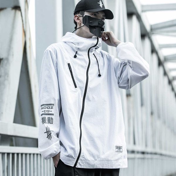 men's jackets hooded zipper jacket for men streetwear fashion breathable sun protection coat g220923, Black;brown
men's jackets hooded zipper jacket for men streetwear fashion breathable sun protection coat g220923, Black;brown
