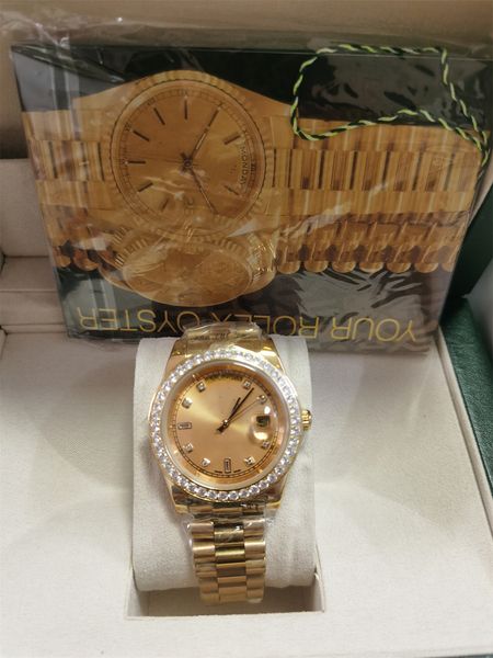 christmas gift swiss automatic watches original box certificate 41mm mens woman18kt gold president silver diamond dial 18038 sant, Slivery;brown
christmas gift swiss automatic watches original box certificate 41mm mens woman18kt gold president silver diamond dial 18038 sant, Slivery;brown