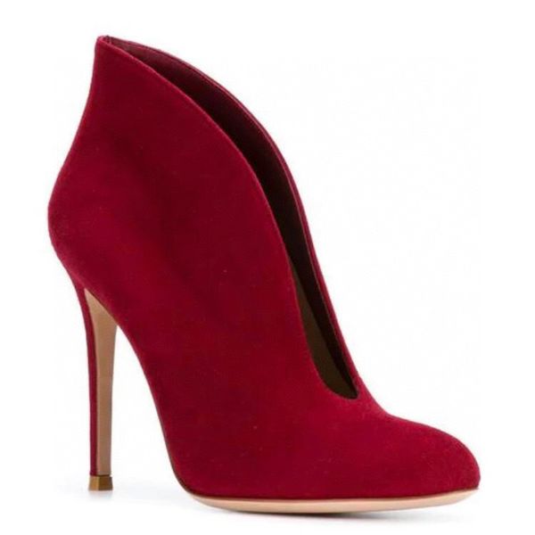 stiletto heel ankle boots gianvito rossi red cashmere womens shoes luxury designer soft leather round toes 10.5cm high heeled fashion boot 3, Black
stiletto heel ankle boots gianvito rossi red cashmere womens shoes luxury designer soft leather round toes 10.5cm high heeled fashion boot 3, Black