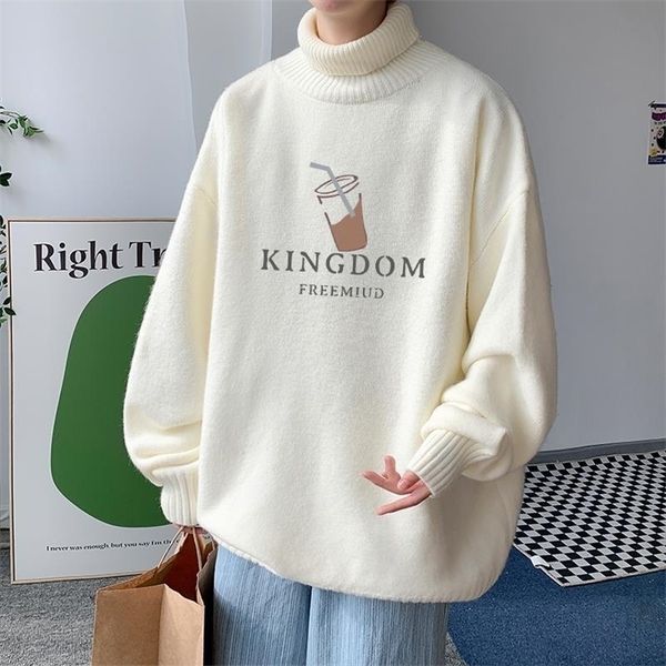 mens sweaters oversized warm mens sweater thick turtleneck youth men winter casual loose patterned couple outfit pullovers 220929, White;black
mens sweaters oversized warm mens sweater thick turtleneck youth men winter casual loose patterned couple outfit pullovers 220929, White;black