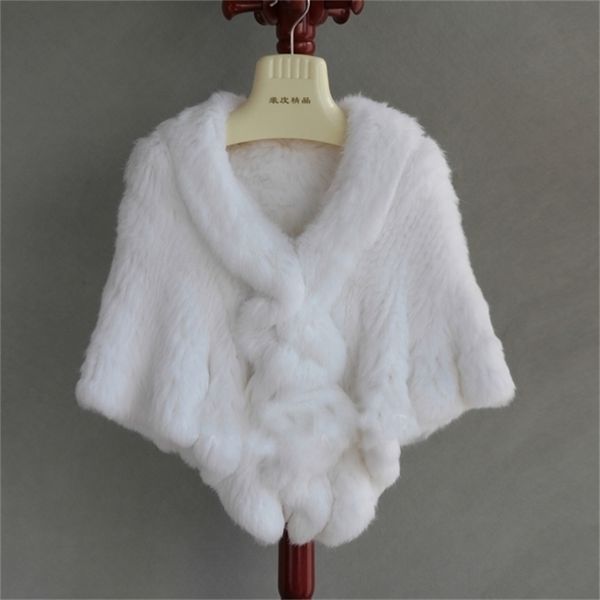 women's fur faux genuine real natural women's knitted rabbit fur shawl girl's fashion coat shawls 220928, Black
women's fur faux genuine real natural women's knitted rabbit fur shawl girl's fashion coat shawls 220928, Black