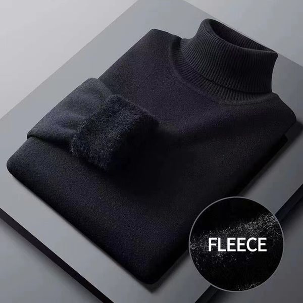 men's sweaters men's turtleneck sweater black classic fleece casual pullovers winter thick male base shirt turndown collar warm kn, White;black
men's sweaters men's turtleneck sweater black classic fleece casual pullovers winter thick male base shirt turndown collar warm kn, White;black