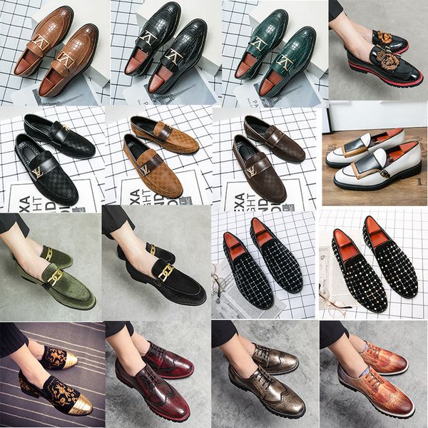 luxury brogues handmade high grade metal buckle decorative leather stitching rhinestone carving round toe men's fashion business shoes, Black
luxury brogues handmade high grade metal buckle decorative leather stitching rhinestone carving round toe men's fashion business shoes, Black