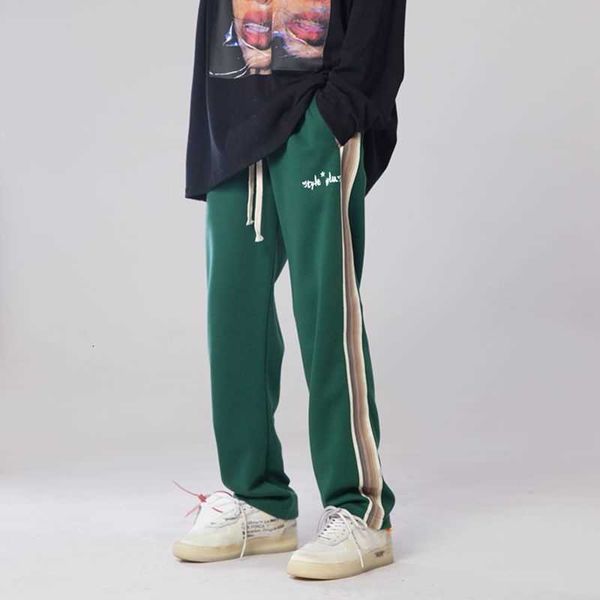 men's pants 2021 men's striped webbing casual pants hip hop style trousers fashion trend homme green/black color jogger sweatpants
men's pants 2021 men's striped webbing casual pants hip hop style trousers fashion trend homme green/black color jogger sweatpants
