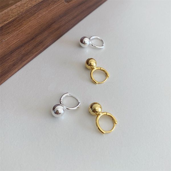 authentic 925 sterling silver round beads charms stud earrings for women circle hoop earring 2 colors small size, Golden;silver
authentic 925 sterling silver round beads charms stud earrings for women circle hoop earring 2 colors small size, Golden;silver
