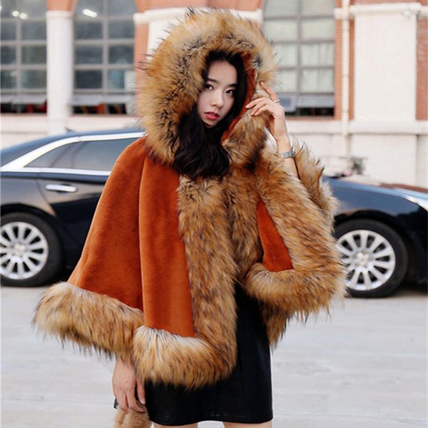 women plus size winter coats imitation fox fur collar plush hooded shawl casual fashion leisure street souterwear multicolor short hooded cl, Black
women plus size winter coats imitation fox fur collar plush hooded shawl casual fashion leisure street souterwear multicolor short hooded cl, Black