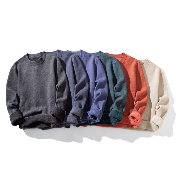 men's sweaters velvet korean fashion sweaters men plus velvet men's bottoming shirt sweater autumn winter casual thickening warm s, White;black
men's sweaters velvet korean fashion sweaters men plus velvet men's bottoming shirt sweater autumn winter casual thickening warm s, White;black