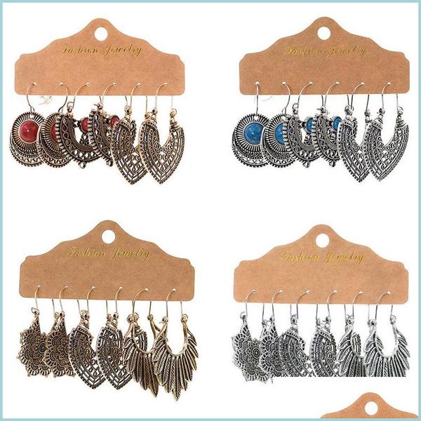 dangle chandelier 3pair/set boho new wedding party jewelry vintage ethnic antique sier leaf dangle earrings women whole otmhl, Silver
dangle chandelier 3pair/set boho new wedding party jewelry vintage ethnic antique sier leaf dangle earrings women whole otmhl, Silver