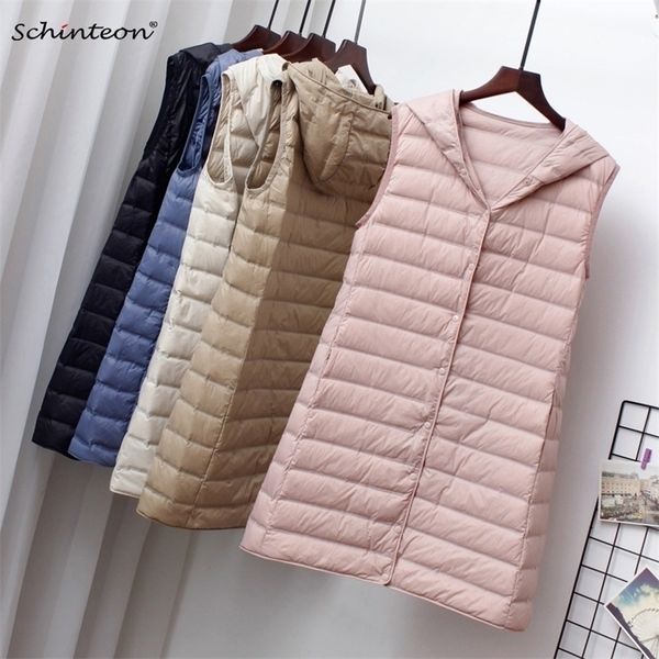 womens down parkas schinteon women ultra light down long vest with hood casual slim waistcoat 90% white duck down gilet fashion 220929, Black
womens down parkas schinteon women ultra light down long vest with hood casual slim waistcoat 90% white duck down gilet fashion 220929, Black