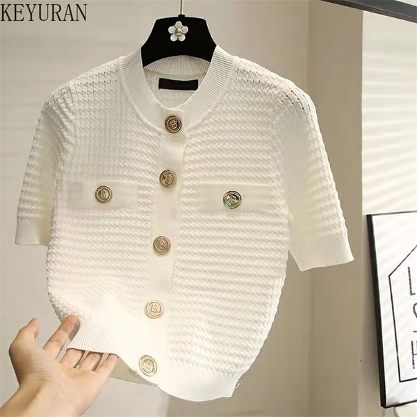 women's knits tees summer woman cropped cardigan women sweaters elegant button short-sleeved knitted cardigans sweater female jacket co, White
women's knits tees summer woman cropped cardigan women sweaters elegant button short-sleeved knitted cardigans sweater female jacket co, White