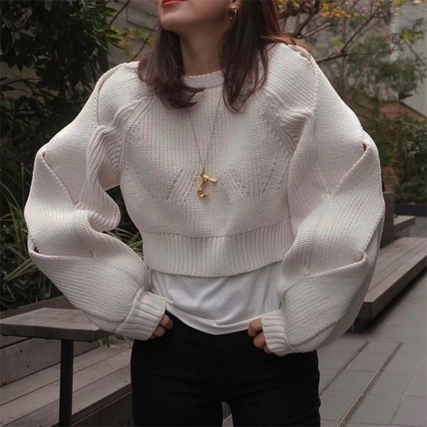 womens sweaters kuzuwata o neck weave long sleeve autumn winter japan lazy pullover design simple soft sweater hollow knit short pull femme, White;black
womens sweaters kuzuwata o neck weave long sleeve autumn winter japan lazy pullover design simple soft sweater hollow knit short pull femme, White;black