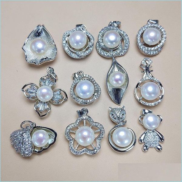 pendant necklaces 100% natural pearl pendant 925 sliver diy necklace for women girl fashion jewelry with chain wedding gift 1pcs/lot dhukm, Silver
pendant necklaces 100% natural pearl pendant 925 sliver diy necklace for women girl fashion jewelry with chain wedding gift 1pcs/lot dhukm, Silver