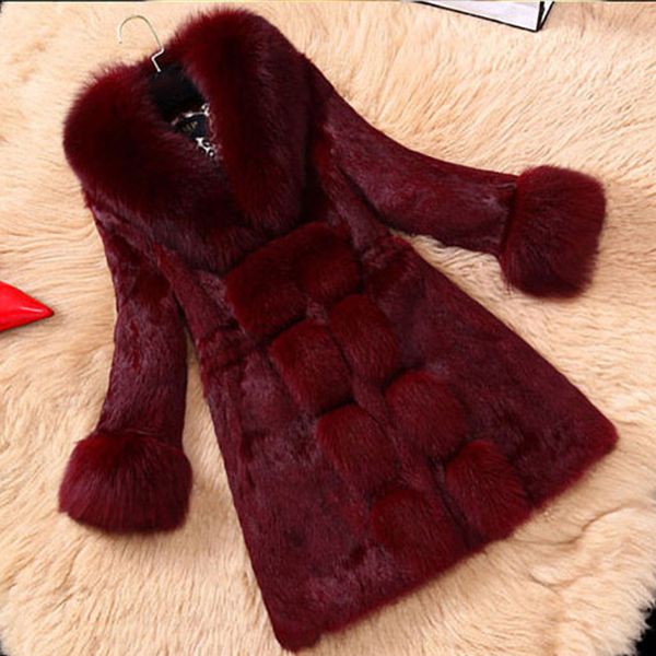 women plus size winter mid-length coats imitation fox fur collar plush sleeves casual fashion leisure street long sleeve outerwear womens ou, Black
women plus size winter mid-length coats imitation fox fur collar plush sleeves casual fashion leisure street long sleeve outerwear womens ou, Black