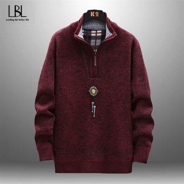 mens sweaters mens fashion longsleeved sweater standup collar fleece thickening casual halfzip pullover sweater trendy youth male 220929, White;black
mens sweaters mens fashion longsleeved sweater standup collar fleece thickening casual halfzip pullover sweater trendy youth male 220929, White;black