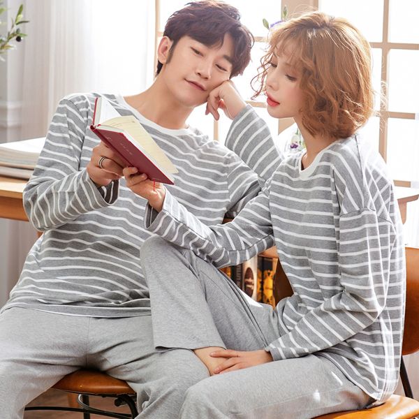 women's sleepwear autumn men pyjamas long sleeve full cotton casual couple striped pajama set sleepwear suit big yards 3xl homewear lin, Black;red
women's sleepwear autumn men pyjamas long sleeve full cotton casual couple striped pajama set sleepwear suit big yards 3xl homewear lin, Black;red