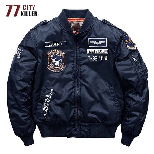 mens jackets autumn winter bomber jacket men military thick windbreaker ma1 pilot jackets male tactical multipocket coat jaqueta masculino 2, Black;brown
mens jackets autumn winter bomber jacket men military thick windbreaker ma1 pilot jackets male tactical multipocket coat jaqueta masculino 2, Black;brown