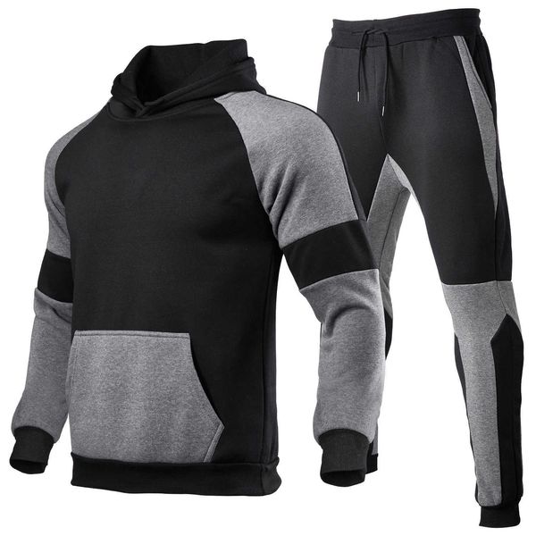 men's tracksuits new fleece men set fashion brand tracksuit lined thick sweatshirt pants sportswear suit male winter warm hooded outerw, Gray
men's tracksuits new fleece men set fashion brand tracksuit lined thick sweatshirt pants sportswear suit male winter warm hooded outerw, Gray