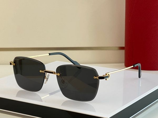 Sunglasses Designer Woman Aviation Mens Premiere de Carti Sun Glasses Square Cross Buckle Head Rimless Black Brown Clear Lens Sunshade Eyeglasses Lunettes Glazen
Sunglasses Designer Woman Aviation Mens Premiere de Carti Sun Glasses Square Cross Buckle Head Rimless Black Brown Clear Lens Sunshade Eyeglasses Lunettes Glazen