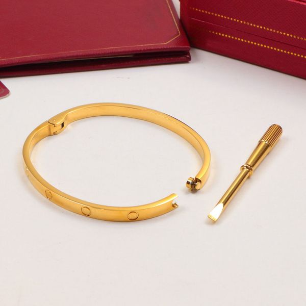 screw driver bracelet designer bracelets luxury jewelry women bangles classic titanium steel alloy craft colors gold plated bangle never fad, Black
screw driver bracelet designer bracelets luxury jewelry women bangles classic titanium steel alloy craft colors gold plated bangle never fad, Black