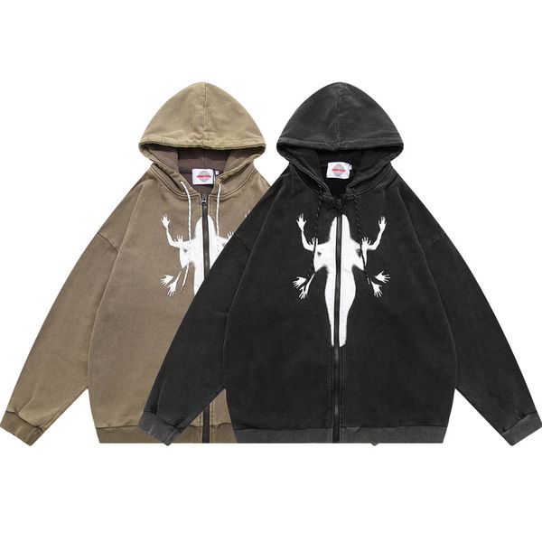 vintage men hoodie sweatshirt grunge y2k hip hop graphic print zip up washed hooded 2022 harajuku casual punk gothic sweatshirt, Black
vintage men hoodie sweatshirt grunge y2k hip hop graphic print zip up washed hooded 2022 harajuku casual punk gothic sweatshirt, Black
