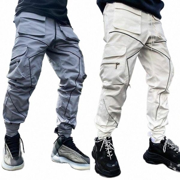 men's pants multi-pocket cargo baggy men patchwork trousers streetwear casual track joggers male harajuku techwear reflective lines q9v, Black
men's pants multi-pocket cargo baggy men patchwork trousers streetwear casual track joggers male harajuku techwear reflective lines q9v, Black
