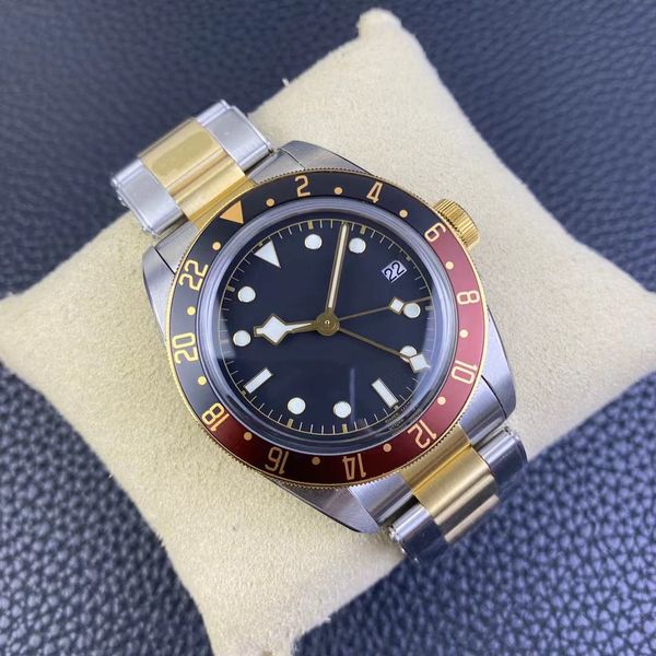 zf factory men's watch eta 2824 automatic movement 41 mm bidirectional rotating frame gmt pure steel quality sapphire crystal glass wat, Slivery;brown
zf factory men's watch eta 2824 automatic movement 41 mm bidirectional rotating frame gmt pure steel quality sapphire crystal glass wat, Slivery;brown