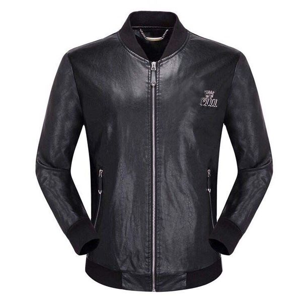 fashion brand pp men's motorcycle pu leather jackets men leather autumn winter slim fit jacket male business fitness casual outwear coa, Black
fashion brand pp men's motorcycle pu leather jackets men leather autumn winter slim fit jacket male business fitness casual outwear coa, Black
