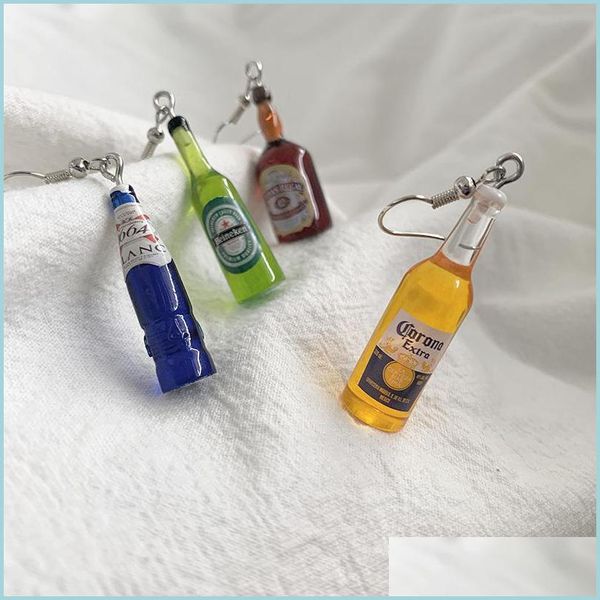 dangle chandelier simation mini beer bottle dangle earrings womens fashion creative drink jewelry funny summer holiday gift wholesal dhhfe, Silver
dangle chandelier simation mini beer bottle dangle earrings womens fashion creative drink jewelry funny summer holiday gift wholesal dhhfe, Silver