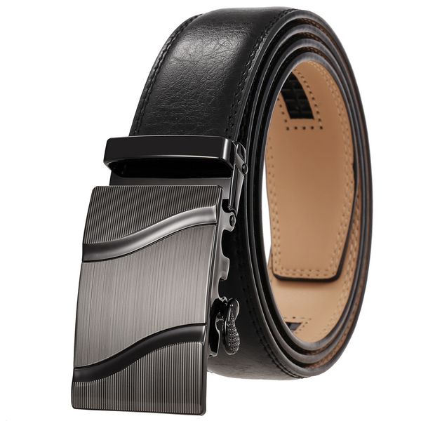 men's belt automatic ratchet buckle with cow genuine leather belts for men luxury brand male strap, Black;brown
men's belt automatic ratchet buckle with cow genuine leather belts for men luxury brand male strap, Black;brown