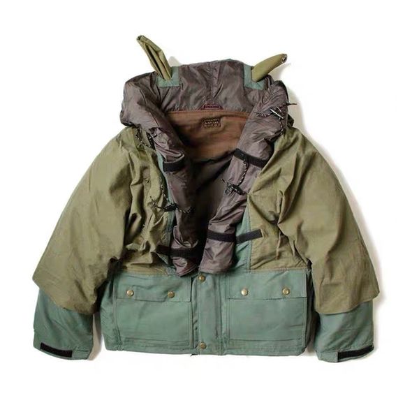 mens jackets kapital japan loose nylon stitching five grid pure cotton hooded mens jacket military green fashion long sleeve casual coat 220, Black;brown
mens jackets kapital japan loose nylon stitching five grid pure cotton hooded mens jacket military green fashion long sleeve casual coat 220, Black;brown