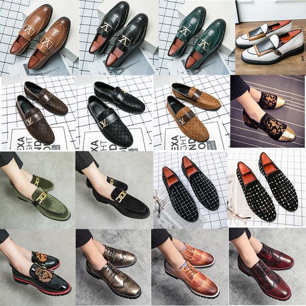 luxury brogues handmade high grade metal buckle decorative leather stitching rhinestone carving round toe men's fashion business shoes, Black
luxury brogues handmade high grade metal buckle decorative leather stitching rhinestone carving round toe men's fashion business shoes, Black