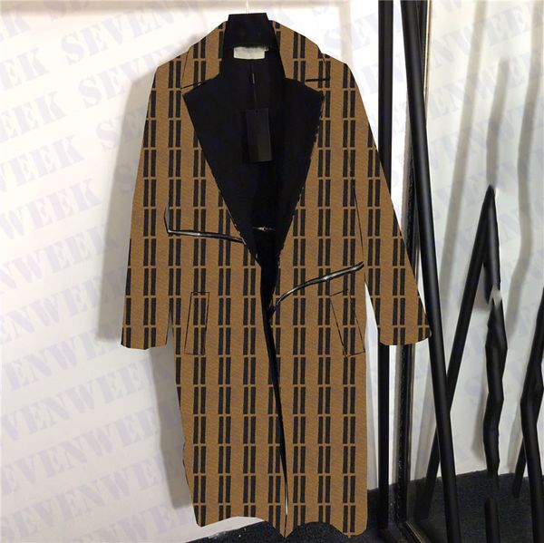 full letter print woolen coats jacket for women designer long style outerwear fashion warm ladies coat high grade, Black;brown
full letter print woolen coats jacket for women designer long style outerwear fashion warm ladies coat high grade, Black;brown