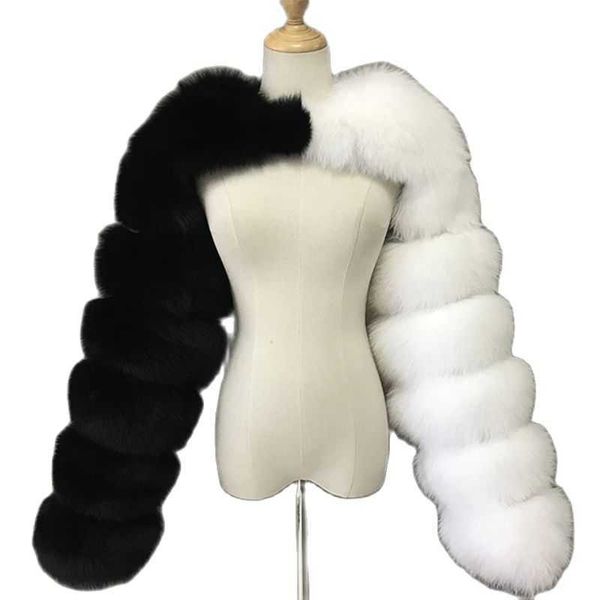 women's fur faux hjqjljls 2022 new fashion ultrashort coat for women long sleeve fuzzy female short fake jacket overcoat t220928, Black
women's fur faux hjqjljls 2022 new fashion ultrashort coat for women long sleeve fuzzy female short fake jacket overcoat t220928, Black